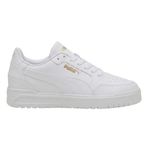 PUMA Shuffle Downtown Unisex Yetişkin Spor Ayakkabı, PUMA White-Feather Gray, 46
