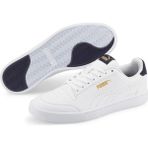 Puma Shuffle Perf Beyaz Erkek Spor Ayakkabı Düz Tabanlı Nefes Alabilir Yapı Koşu ve Yürüyüş İçin İdeal