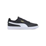 Puma Shuffle Unisex Ayakkabı Siyah Suni Deri Düz Taban Kadın Kullanıma Uygun 30966804