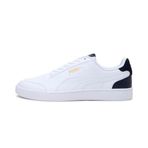 Puma Shuffle White White Peacoat Team Gold Unisex Spor Ayakkabı
