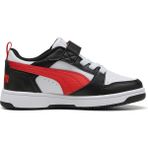 Puma Siyah - Beyaz - Kırmızı Erkek Çocuk Yürüyüş Ayakkabısı 39741904-Puma Rebound V6 Lo Ac+ Ps