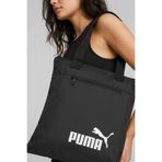 Puma Siyah Spor Çantası - Günlük Şehir Stili Büyük Boy Bez Çanta - Dayanıklı Omuz Çantası