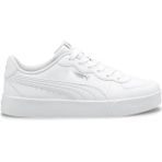 Puma Skye Clean Kadın Sneaker Beyaz Düz Taban Tekstil Malzeme Kullanıma Uygun