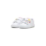 Puma Smash 3.0 Badges V Inf-White-Passionfruit Çocuk Ayakkabı-Beyaz