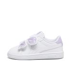 Puma Smash 3.0 Bfly V Inf Female White-Vivid Violet-Silver Günlük Spor Ayakkabı
