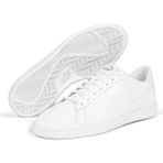 Puma Smash 3.0 Buck 392336-09 Kadın Erkek Günlük Sneakers - Beyaz
