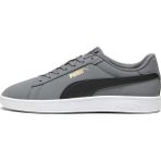 Puma Smash 3.0 Buck Erkek Spor Ayakkabı 39233602 Düz Taban Gri Renk Nefes Alabilir Yapı ile Koşu ve Yürüyüş İçin İdeal
