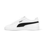 Puma Smash 3.0 Buck Sneakers Black White Uniseks Spor Ayakkabı