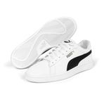 Puma Smash 3.0 Buck Sneakers Black White Uniseks Spor Ayakkabı
