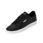 Puma Smash 3.0 L Black White Erkek Spor Ayakkabı
