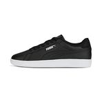 PUMA Smash 3.0 L erkek spor ayakkabısı, Puma siyah Puma siyah Puma beyaz, 40.5 EU