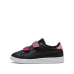 Puma Smash 3.0 L Glitter Velcro V Kız Çocuk Siyah Sneaker