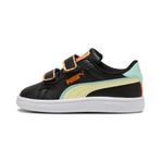 PUMA Smash 3.0 Playdate Bebek Sneaker Siyah-Gold Moon, 24 EU, 402828, PUMA Black-Gold Moon, Unisex - bebek