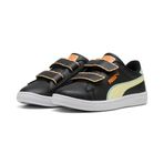 Puma Smash 3.0 Playdate Çocuk Siyah Spor Ayakkabı, 32, 402830, PUMA Black-Gold Moon, Unisex Çocuk