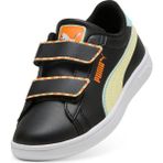 Puma Smash 3.0 Playdate V Siyah Erkek Çocuk Sneaker - Siyah - Turuncu - Sarı