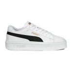 Puma Smash Platform v3 Beyaz Kadın Sneaker - Siyah - Beyaz