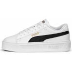 Puma Smash Platform V3 Kadın Spor Ayakkabı Nefes Alabilir Yapı ile Günlük Kullanıma Uygun 390758-04 BEYAZ-SYH - (DipCamo)Charcoal-White