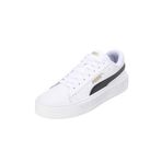 Puma Smash Platform V3 Siyah Beyaz Altın Kadın Spor Ayakkabı