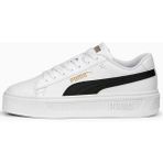 Puma Smash Platform V3 Siyah - Beyaz Kadın Sneaker 390758-04 - 001-Beyaz