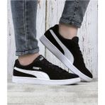 Puma Smash V2 364989 01 Unisex Sneaker Ayakkabı Siyah-Beyaz 36-45 - Siyah - Beyaz