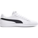 Puma Smash v2 Buck Unisex Spor Ayakkabı 36516007 Beyaz Renkli Bağcıklı Tasarım ile Konforlu