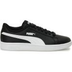 Puma Smash v2 L Kadın Siyah Sneaker Hafif ve Esnek Kauçuk Taban ile Spor ve Günlük Kombin - Siyah - Beyaz
