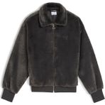 Puma Soft Fleece Jacket Kadın Yetişkin Ceket Uzun Kol Gri Midi Spor Kesim Kalıbı