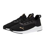Puma SoftRide Flair Siyah Gold Kadın Spor Ayakkabı
