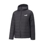 Puma Sportswear Essentials Full-Zip Hoodie Erkek Mont - XL - Siyah