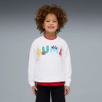 Puma Sporty Cats Relaxed Crew Çocuk Beyaz Sweatshirt 63455102 - 2 - 3 Yaş