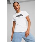 Puma Squad Graphic Kadın Tişört 68153702 68153702015 - Beyaz