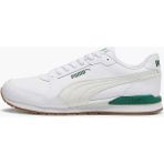 PUMA ST Runner v3 L 384855-22 ERKEK Beyaz-Vapor Gray-Vine Günlük Sneaker Ayakkabı - Beyaz - Yeşil-501