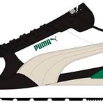 Puma ST Runner V3 Mesh White AlpineSnow Black Green Unisex Yetişkin Koşu Ayakkabısı