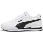 Puma St Runner V4 Deri Spor Ayakkabı - Siyah - Beyaz