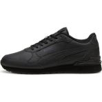Puma St Runner V4 Deri Spor Ayakkabı - Siyah - Gri