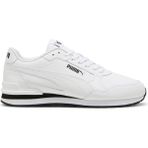 Puma St Runner V4 L Erkek Sneaker – Günlük Spor Ayakkabı, Deri & Sentetik - Beyaz