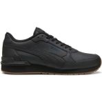 Puma St Runner V4 L Erkek Sneaker – Günlük Spor Ayakkabı, Deri & Sentetik - Siyah
