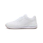 PUMA ST Runner v4 L Unisex Yetişkin Spor Ayakkabı PUMA White-Glacial Gray-Gum 38.5