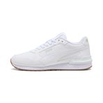 PUMA ST Runner v4 L Unisex Yetişkin Spor Ayakkabı PUMA White-Glacial Gray-Gum 42.5