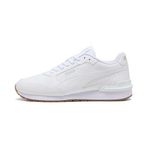 PUMA ST Runner v4 L Unisex Yetişkin Spor Ayakkabı PUMA White-Glacial Gray-Gum 45