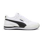 Puma St Runner V4 Nl Beyaz Erkek Sneaker Beyaz-sıyah Beyaz - Siyah