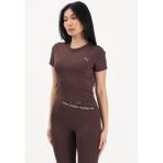Puma Strong Cross Back Kadın Kahverengi Tişört - L