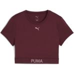 Puma Strong Tee - Short Mor Kadın Crop T-Shirt 52680596 - XS