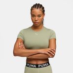 Puma Strong Tee - Short Yeşil Kadın Crop T-Shirt 52680582 - XL