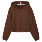 Puma Studio Foundations Kadın Kahverengi Kapüşonlu Sweatshirt