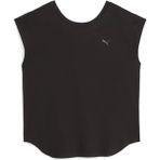 Puma STUDIO FOUNDATIONS TEE Siyah Kadın Kısa Kol T-Shirt