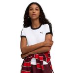 Puma T7 Kadın Beyaz Günlük Stil T-Shirt 63212902