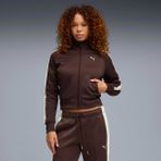 Puma T7 Kadın Midi Kahverengi Ceket (629796-31) Uzun Kol Modeli ile Şık ve Rahat Kesim