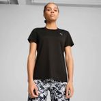 Puma Tad Essential Crew Kadın Siyah Koşu Tişört - XL