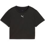 Puma Tad Essentıal W Baby Tee Kadın Tişört - XS - Siyah